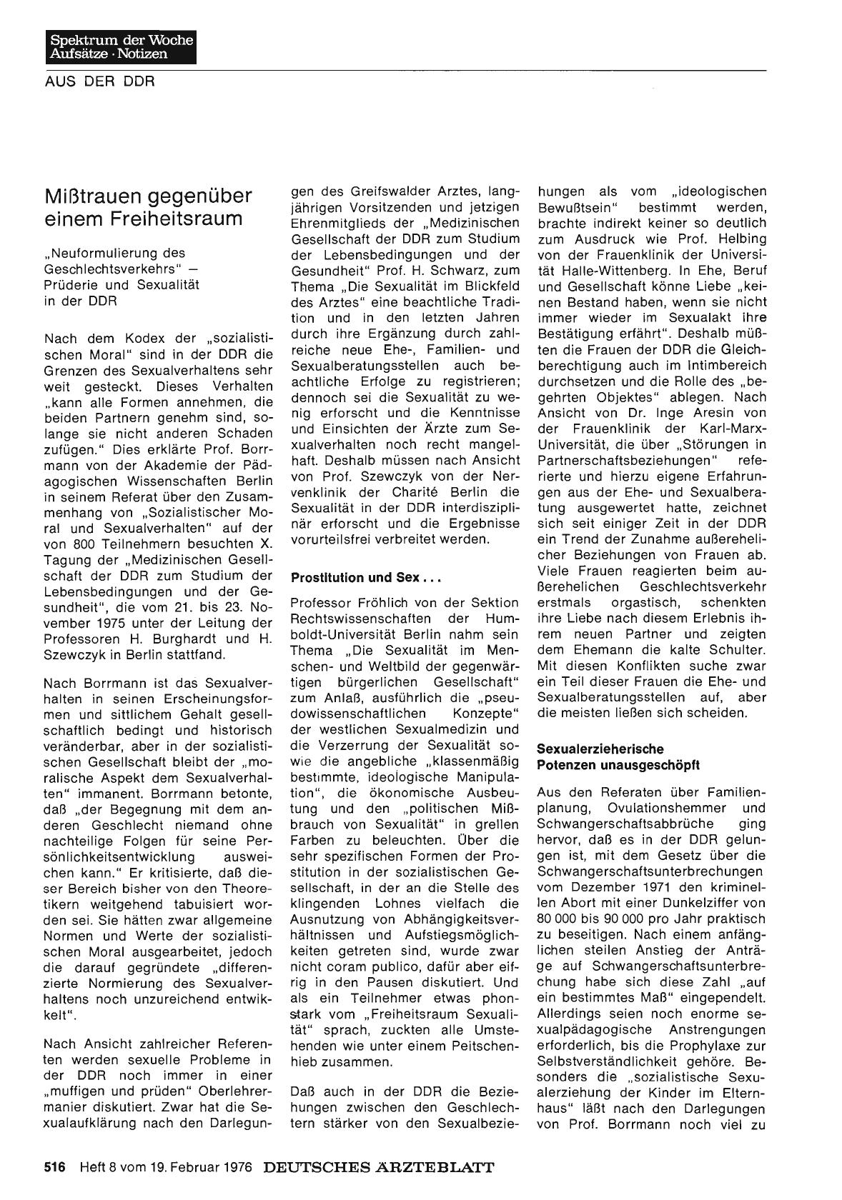 Vorschauseite 1: Mißtrauen gegenüber einem Freiheitsraum