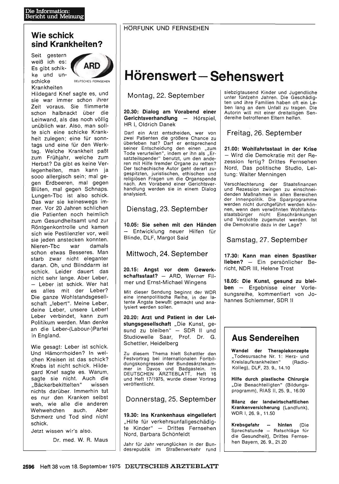 Vorschauseite 1: Hörenswert—Sehenswert