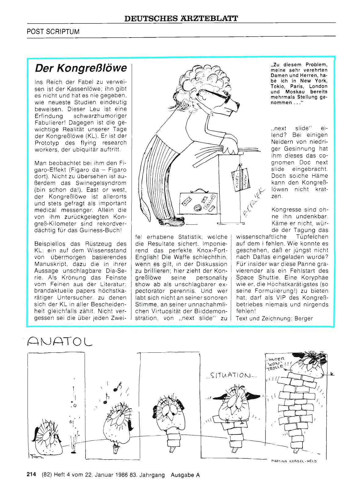 Vorschauseite 1: Der Kongreßlöwe