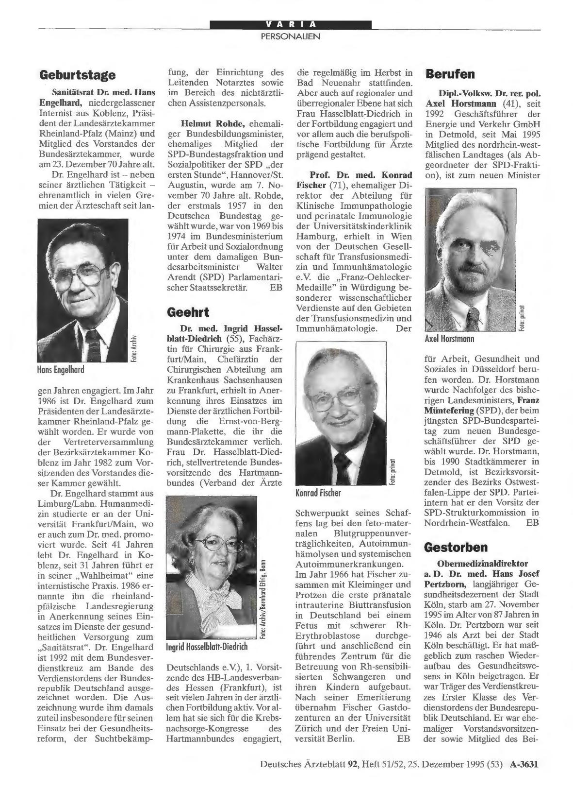 Vorschauseite 1: Geehrt