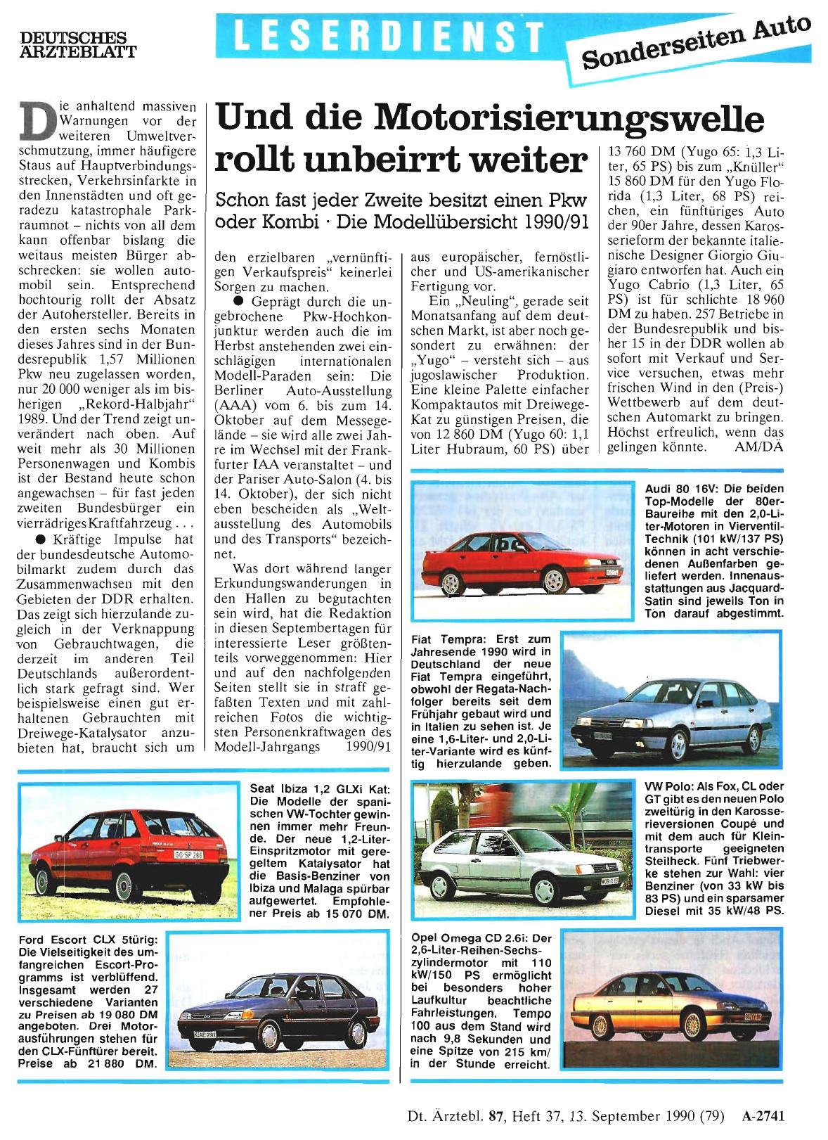 Vorschauseite 1: Und die Motorisierungswelle rollt unbeirrt weiter