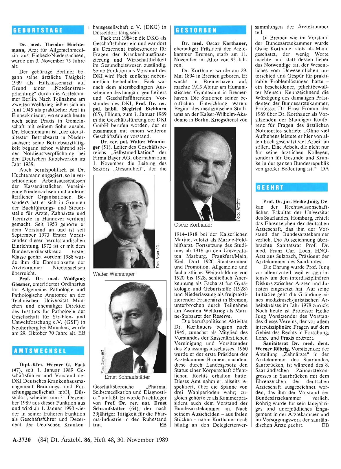 Vorschauseite 1: AMTSWECHSEL