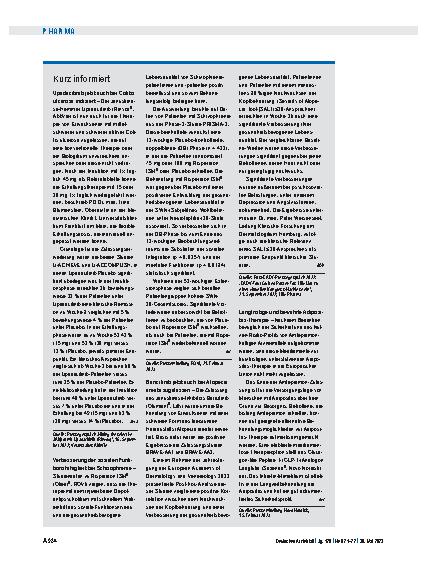 Vorschauseite 1: Kurz informiert.