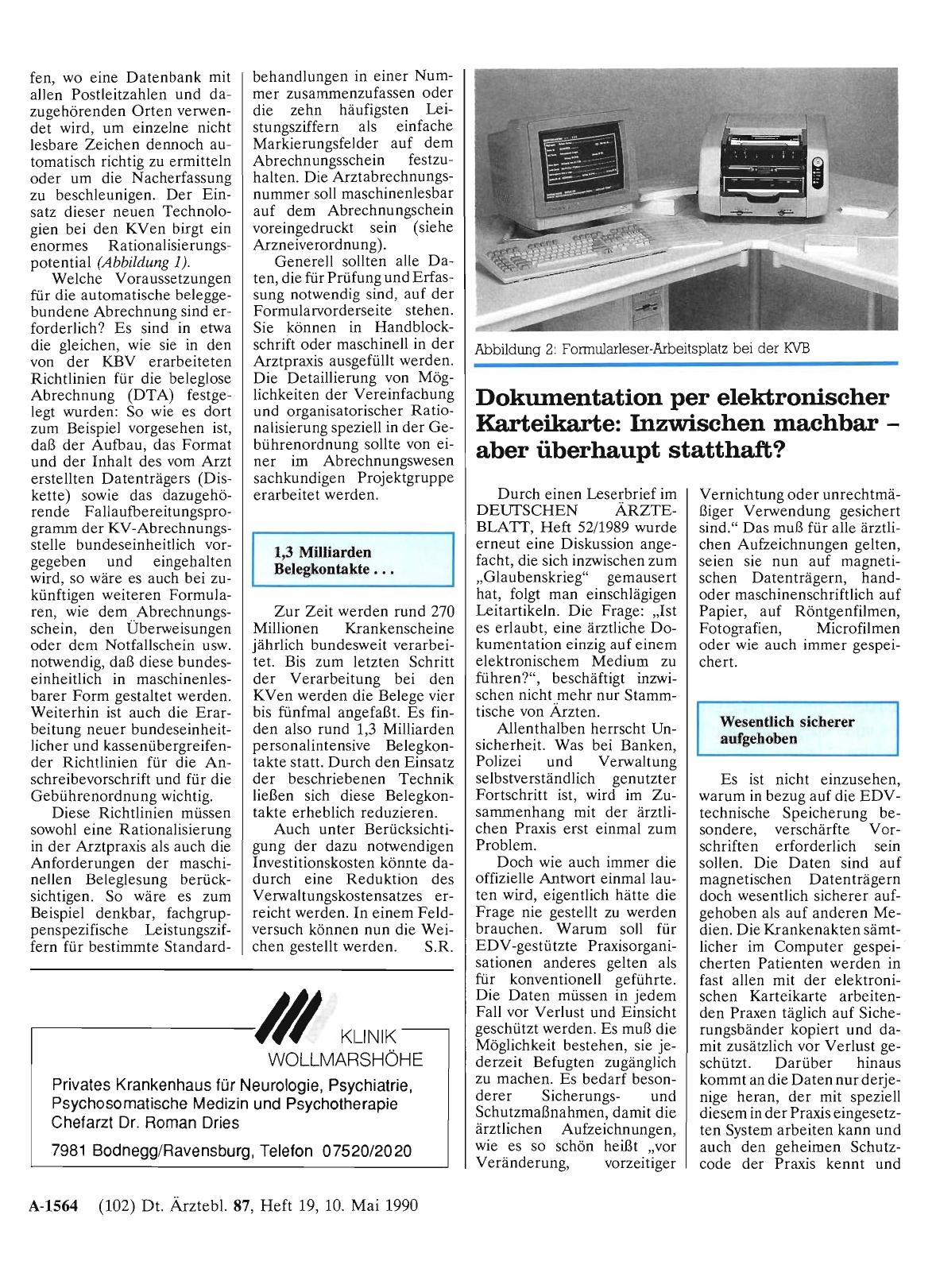 Vorschauseite 1: Dokumentation per elektronischer Karteikarte: Inzwischen machbar - aber überhaupt statthaft?