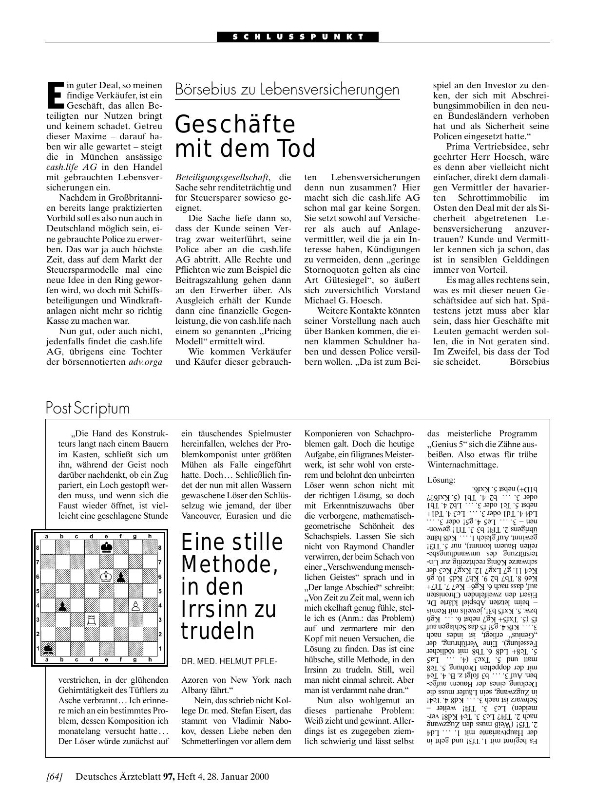 Vorschauseite 1: Eine stille Methode, in den Irrsinn zu trudeln