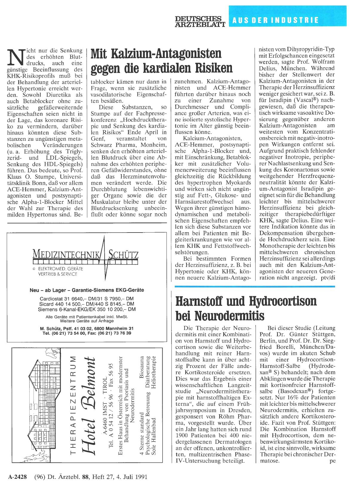 Vorschauseite 1: Harnstoff und Hydrocortison bei Neurodermitis