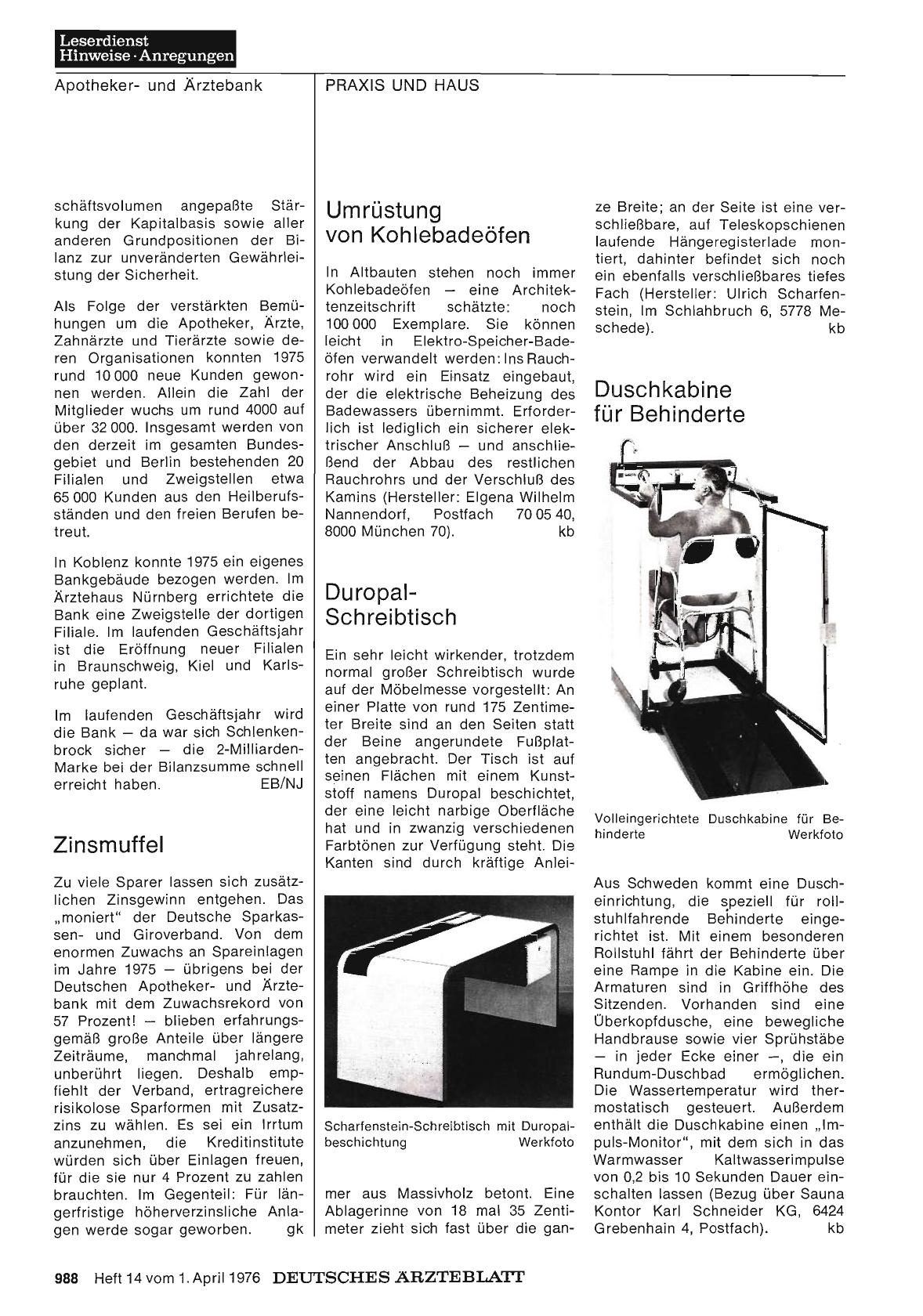 Vorschauseite 1: Duropal-Schreibtisch