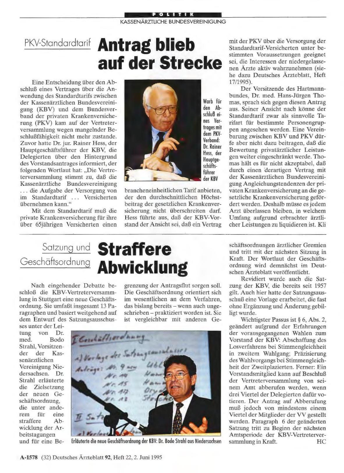 Vorschauseite 1: Satzung und Geschäftsordnung: Straffere Abwicklung