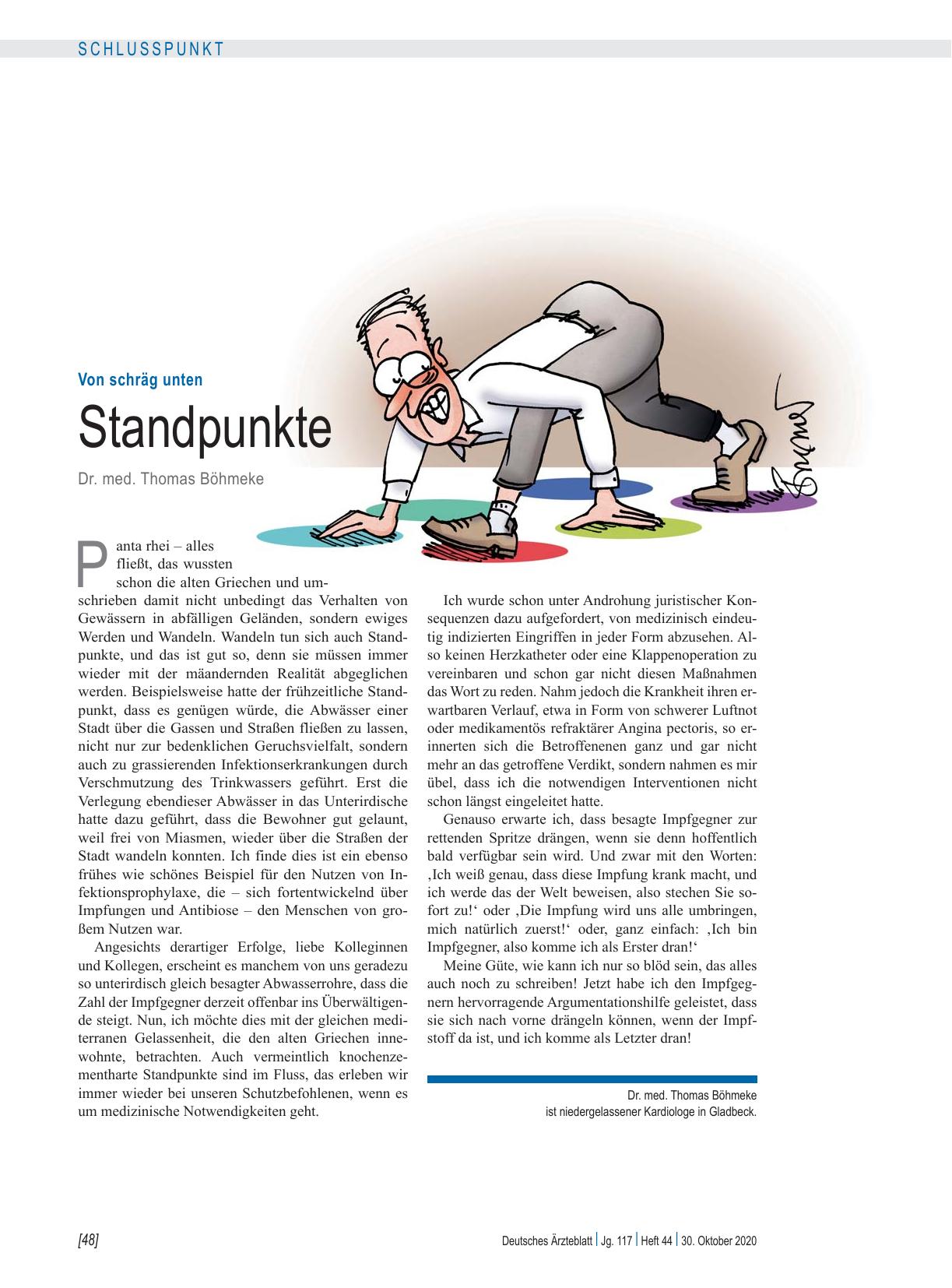 Vorschauseite 1: Von schräg unten: Standpunkte