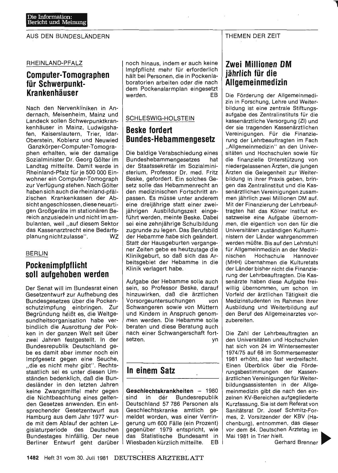 Vorschauseite 1: Rheinland-Pfalz: Computer-Tomographen für Schwerpunkt-Krankenhäuser