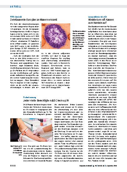 Vorschauseite 1: Leseprobleme mit eGK: Ministerium ruft Kassen zum Handeln auf