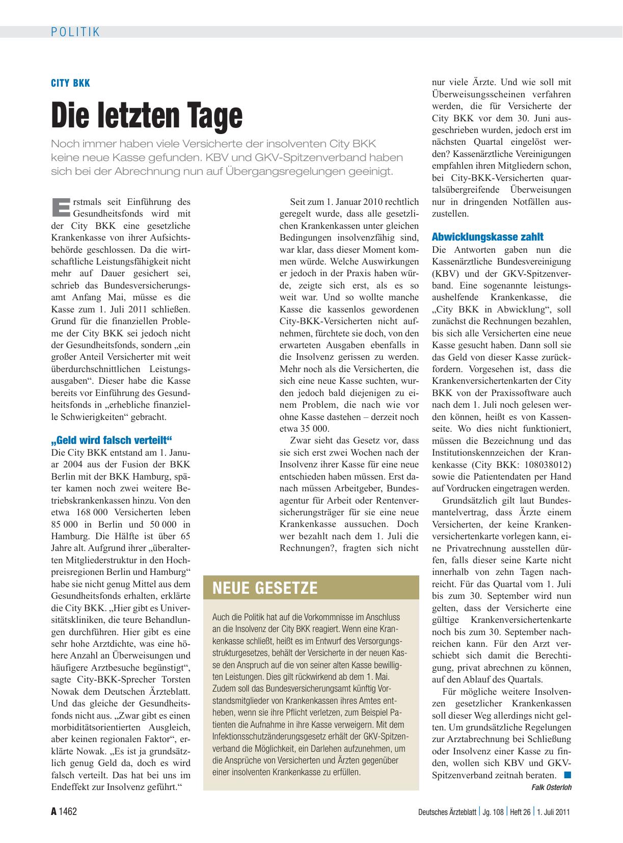 Vorschauseite 1: City BKK: Die letzten Tage