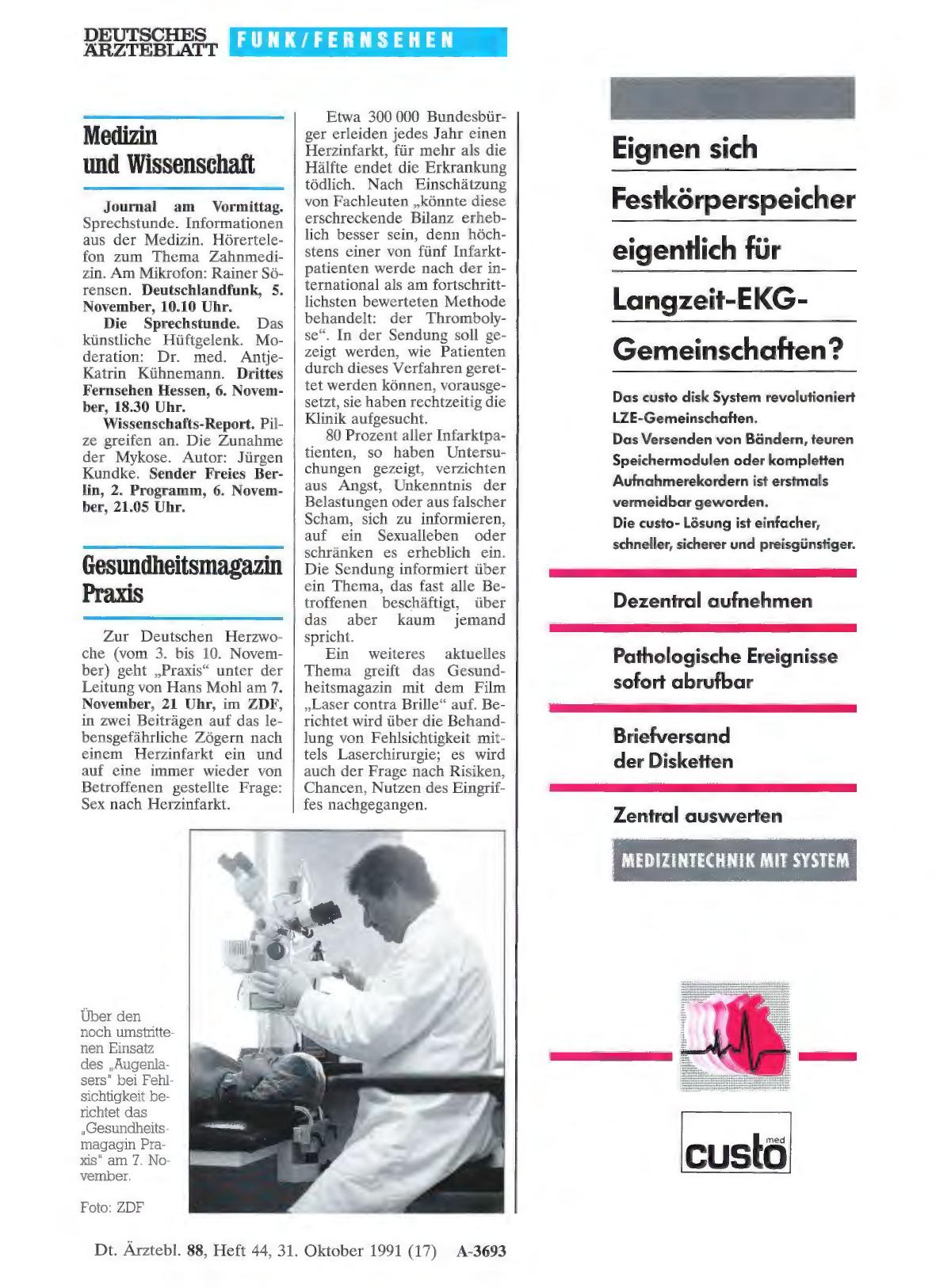 Vorschauseite 1: Gesundheitsmagazin Praxis