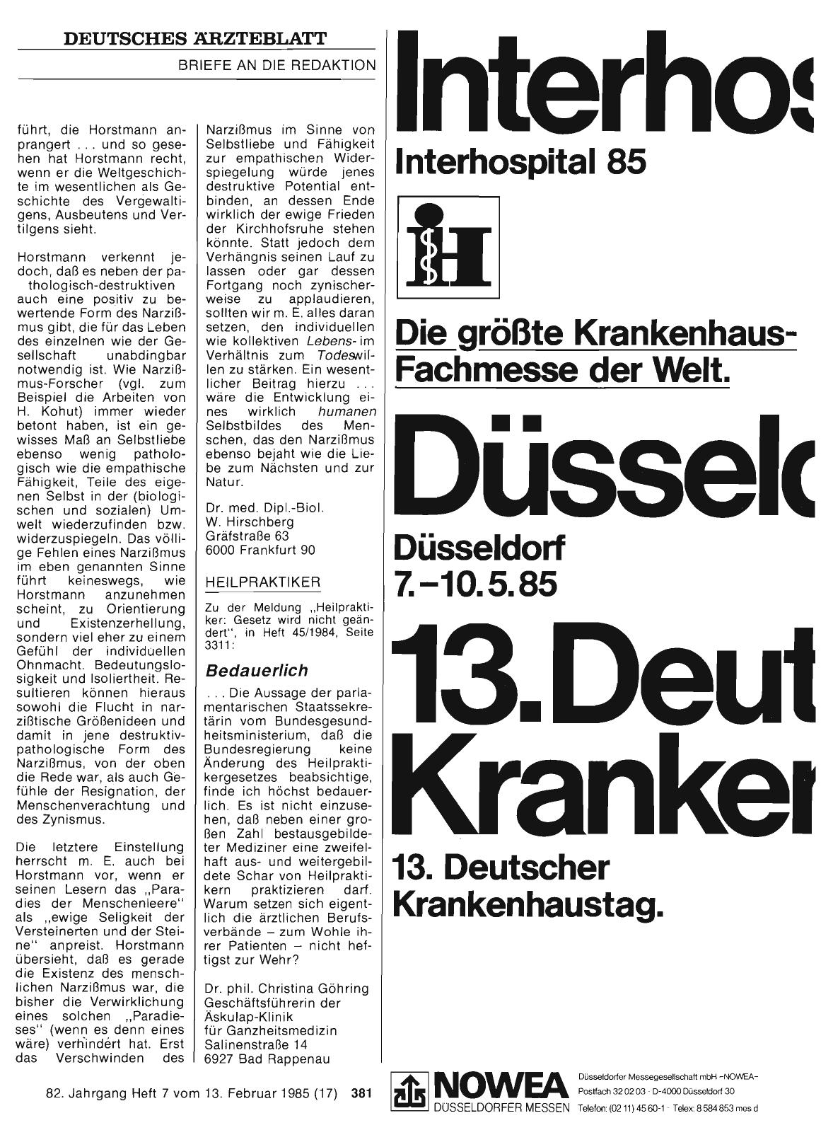 Vorschauseite 1: HEILPRAKTIKER: Bedauerlich