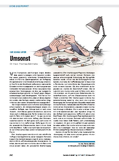 Vorschauseite 1: Von schräg unten: Umsonst