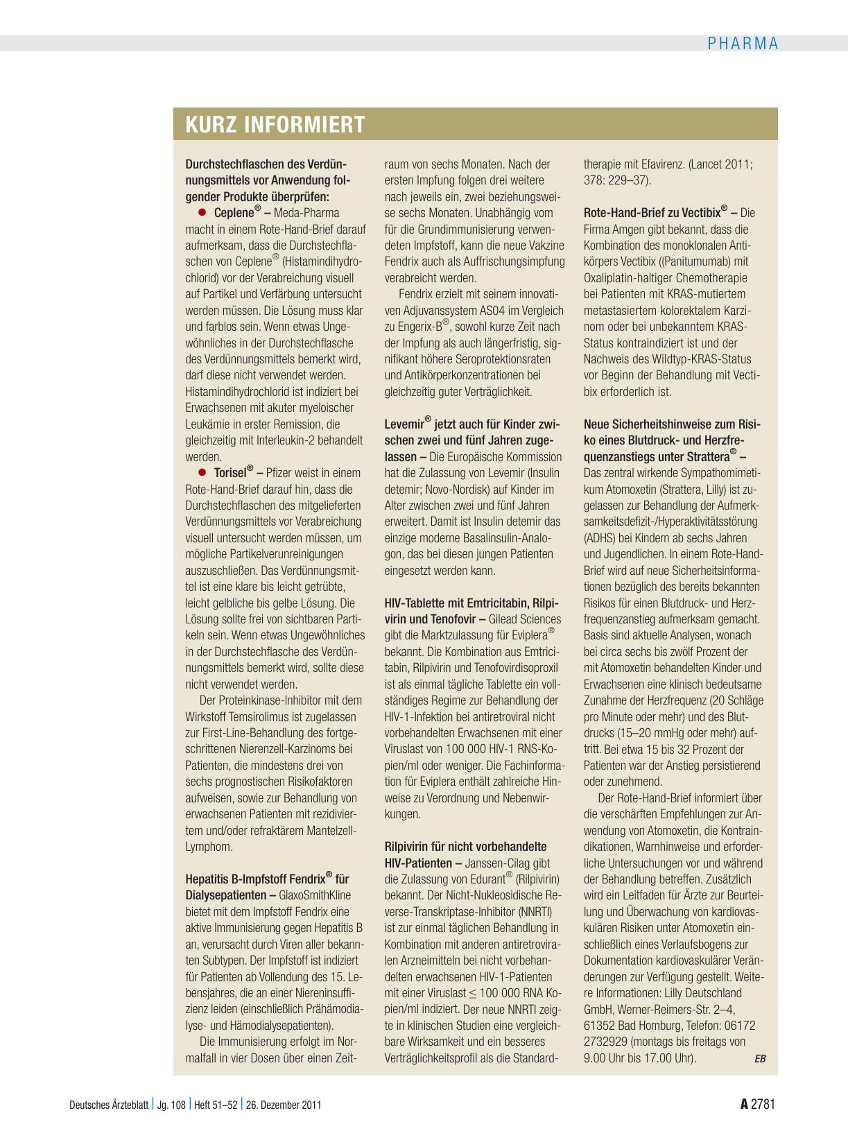 Vorschauseite 1: Kurz informiert