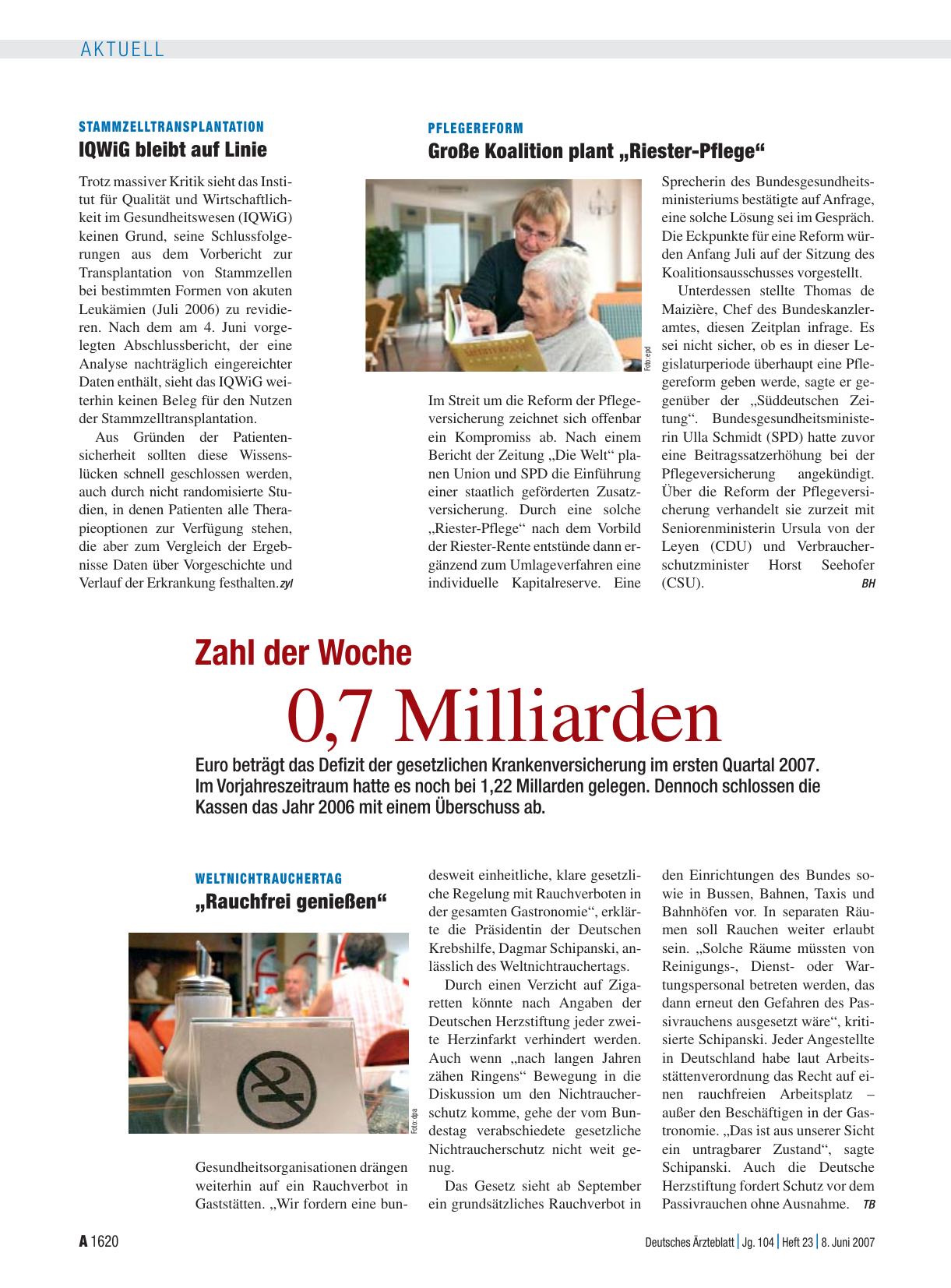 Vorschauseite 1: Zahl der Woche