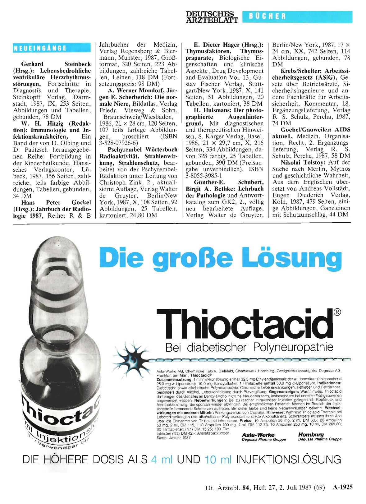 Vorschauseite 1: Neueingänge