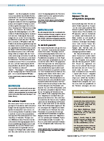 Vorschauseite 1: Infektiologie: Zu einfach gemacht