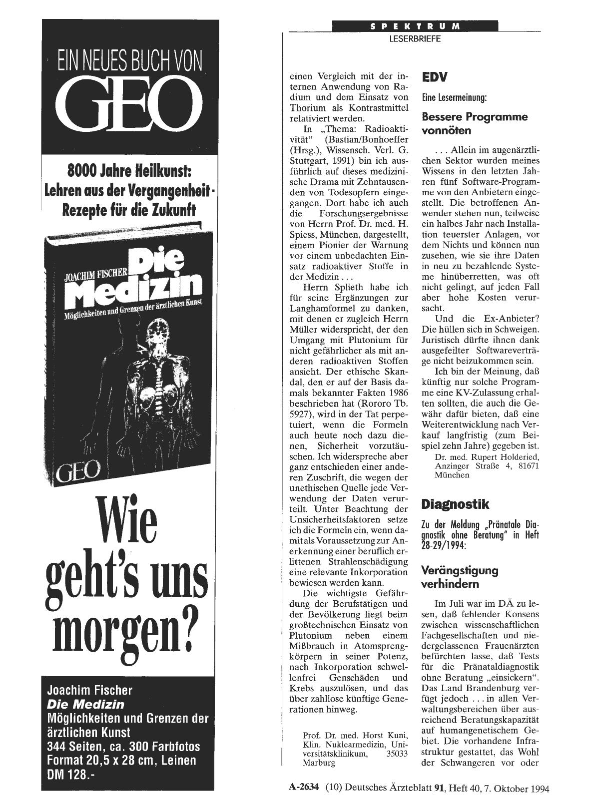 Vorschauseite 1: EDV: Bessere Programme vonnöten
