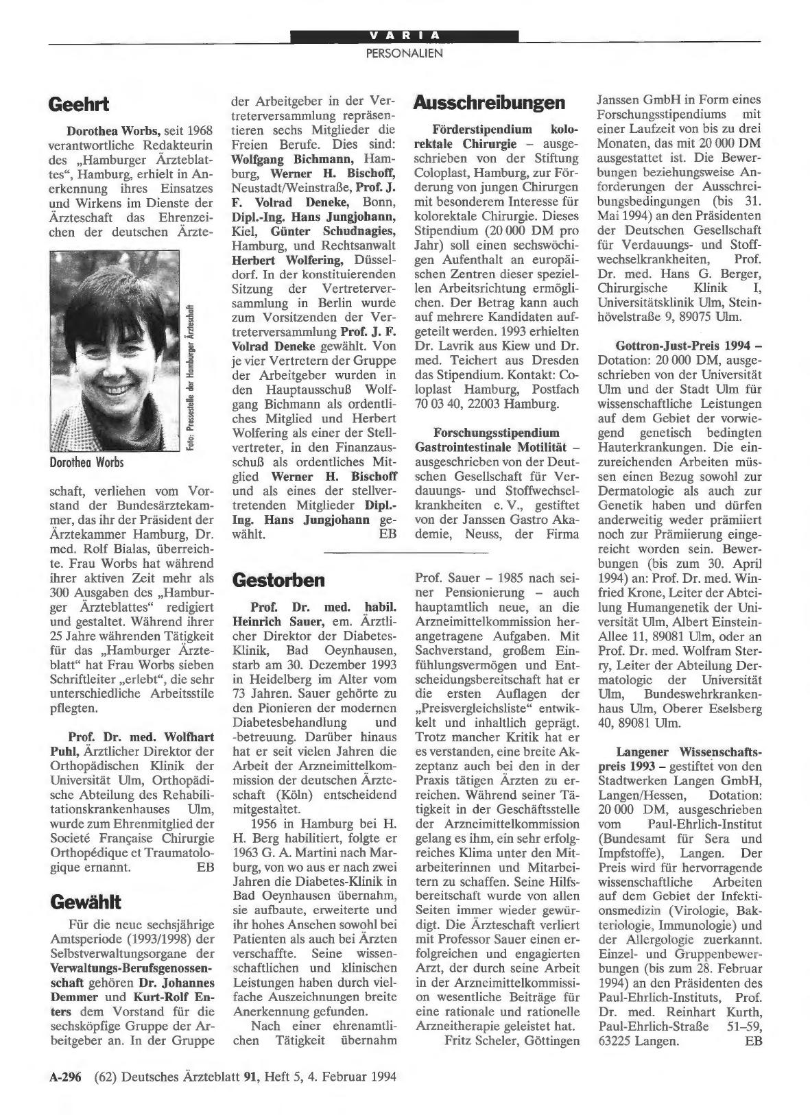 Vorschauseite 1: Ausschreibungen