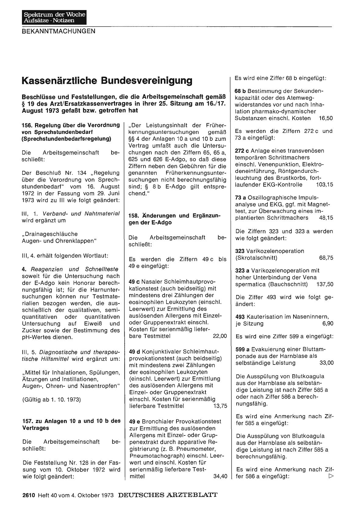 Vorschauseite 1: Kassenärztliche Bundesvereinigung