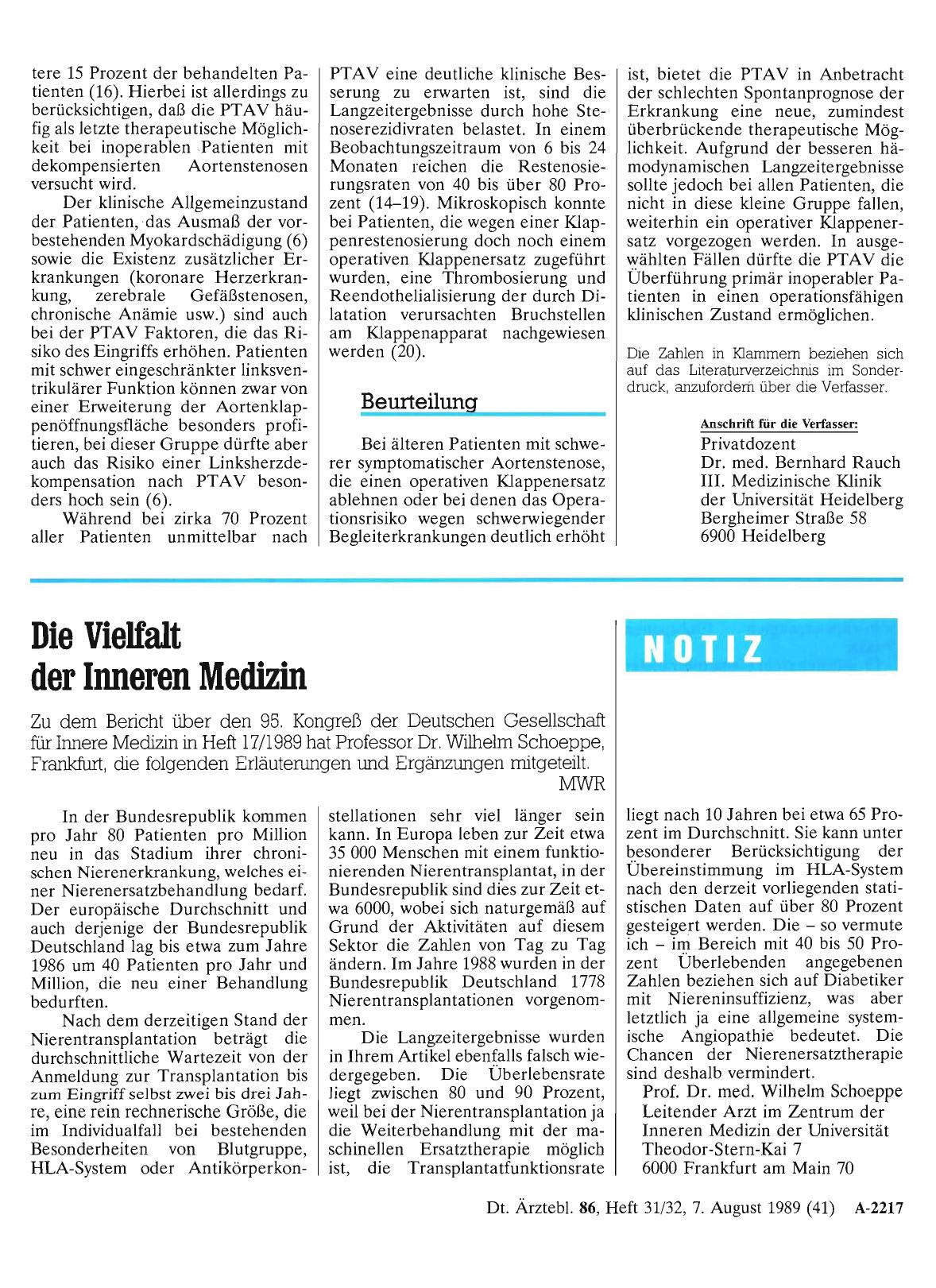 Vorschauseite 1: Die Vielfalt der Inneren Medizin