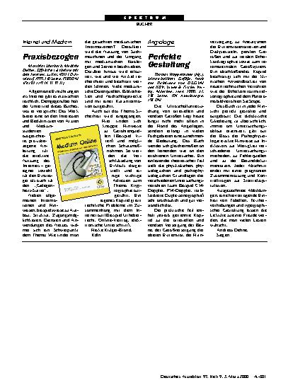 Vorschauseite 1: Ultraschallkurs Gefäße
