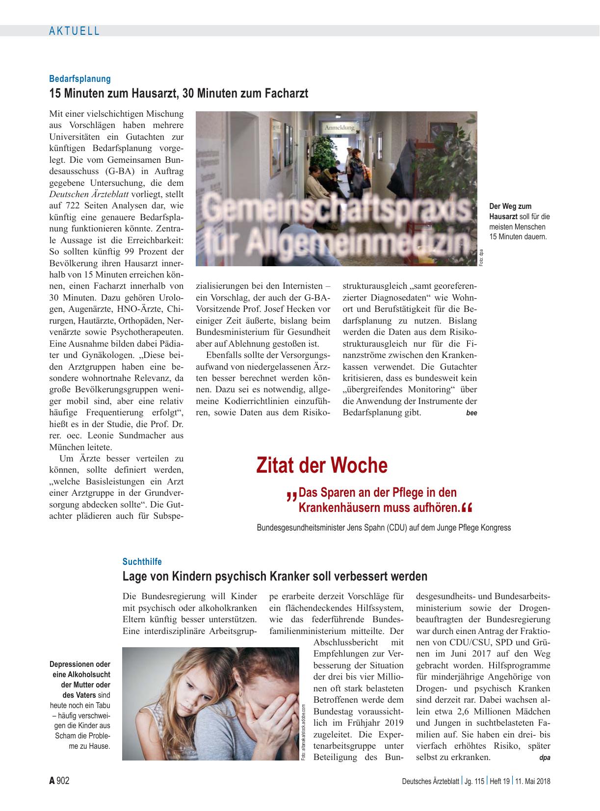 Vorschauseite 1: Zitat der Woche