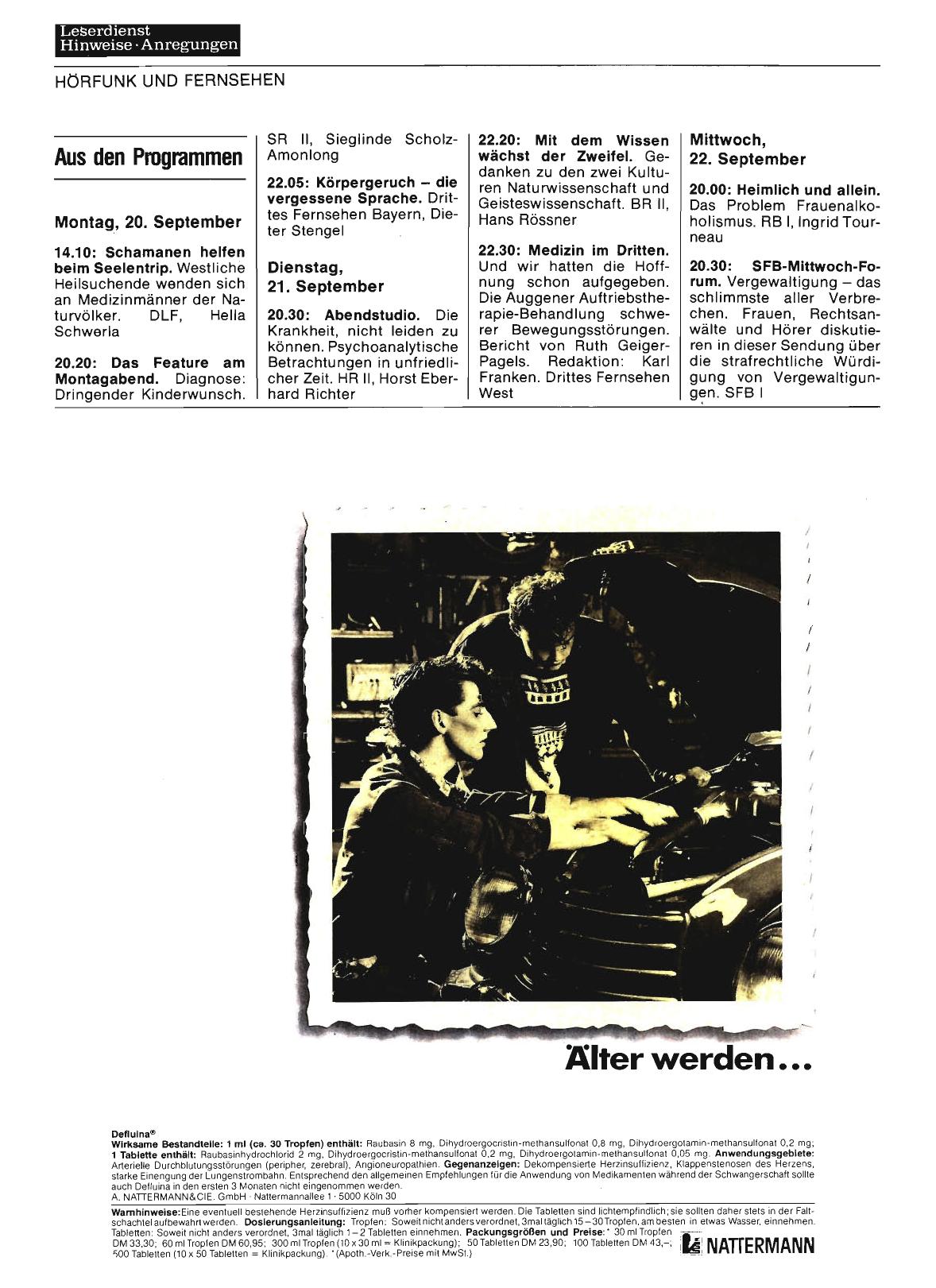Vorschauseite 1: Aus den Programmen