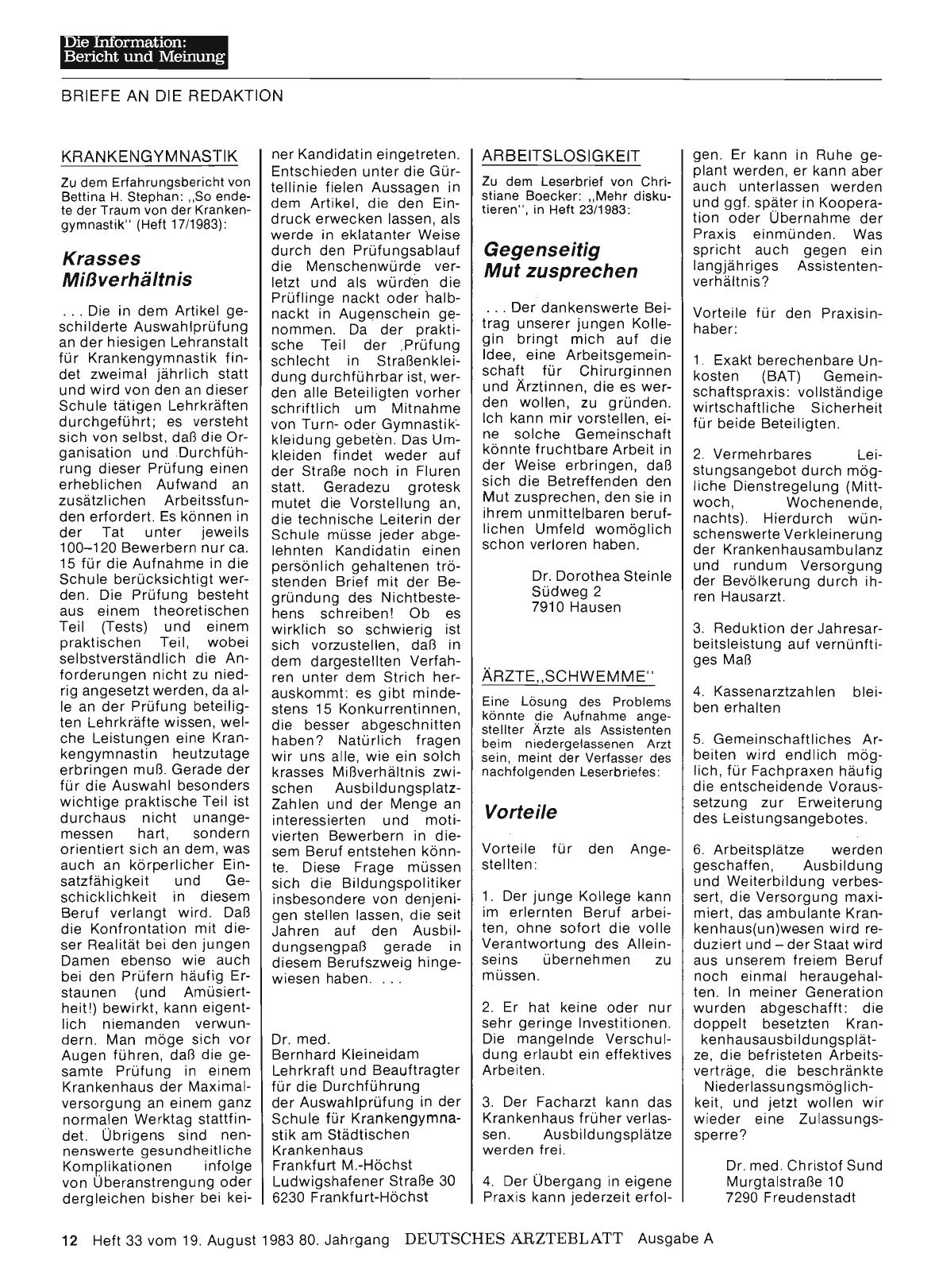 Vorschauseite 1: ARBEITSLOSIGKEIT: Gegenseitig Mut zusprechen