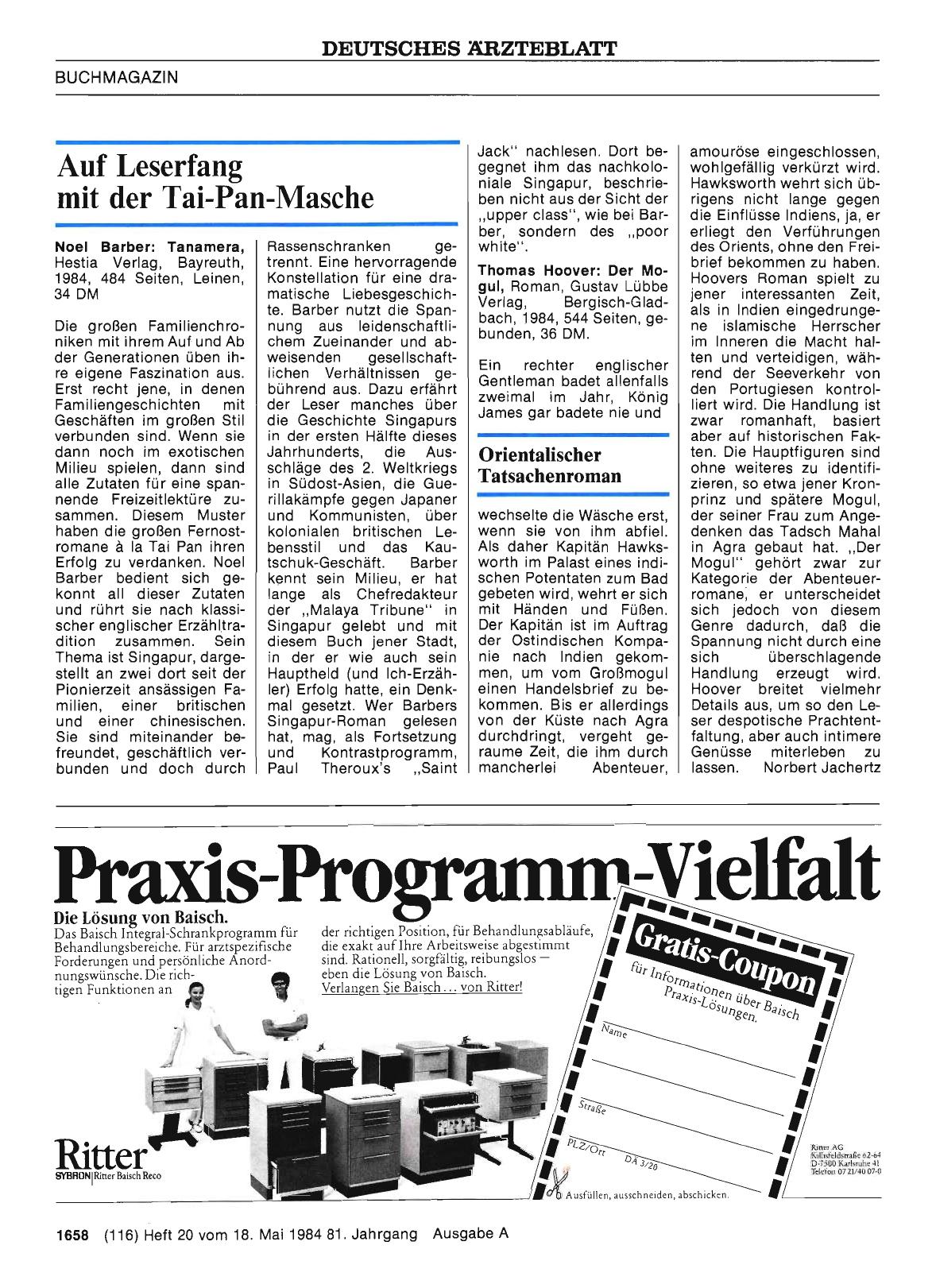 Vorschauseite 1: Auf Leserfang mit der Tai-Pan-Masche