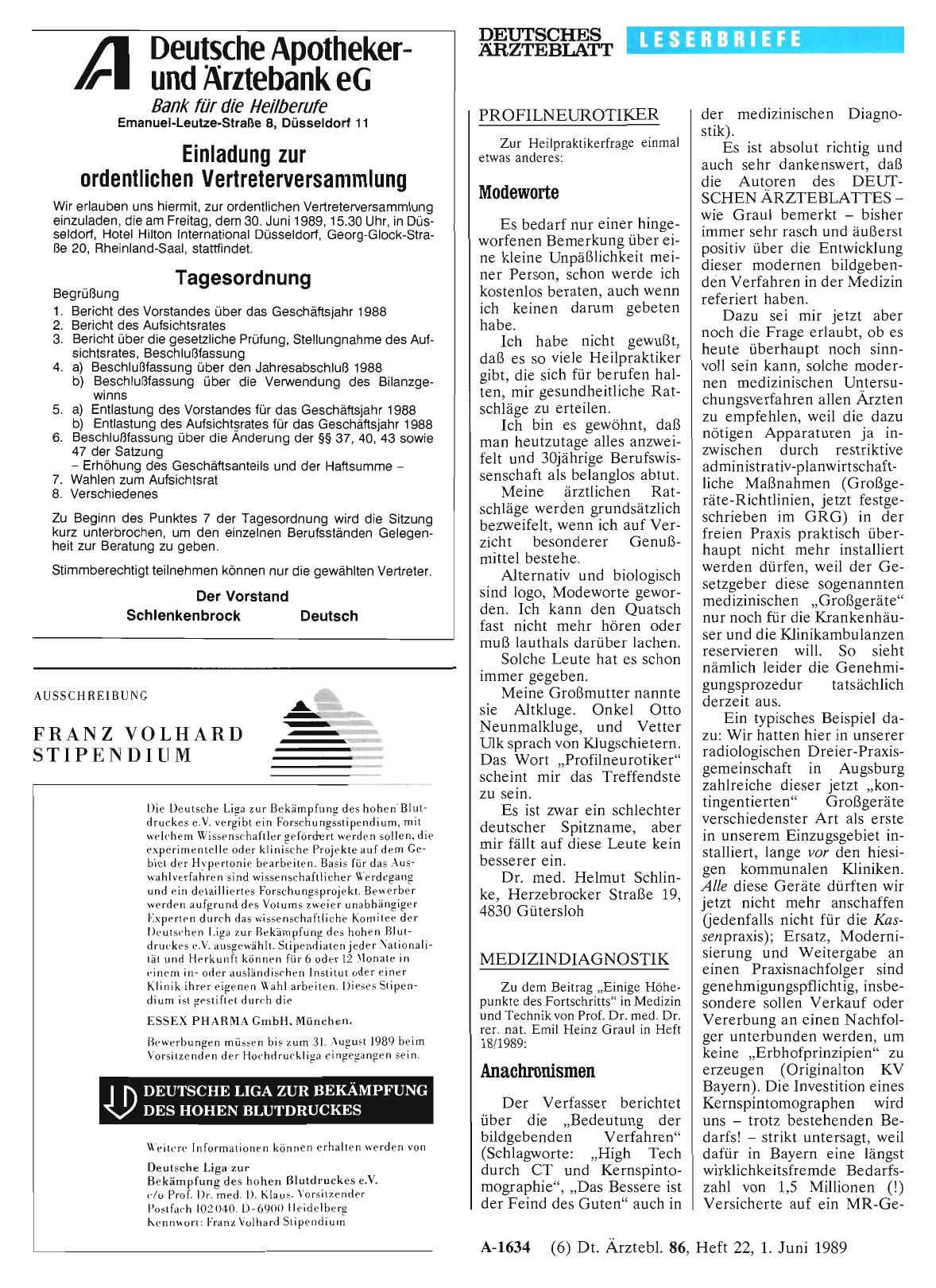 Vorschauseite 1: MEDIZINDIAGNOSTIK: Anachronismen