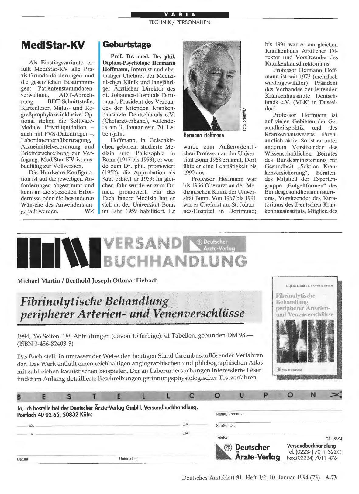 Vorschauseite 1: MediStar-KV
