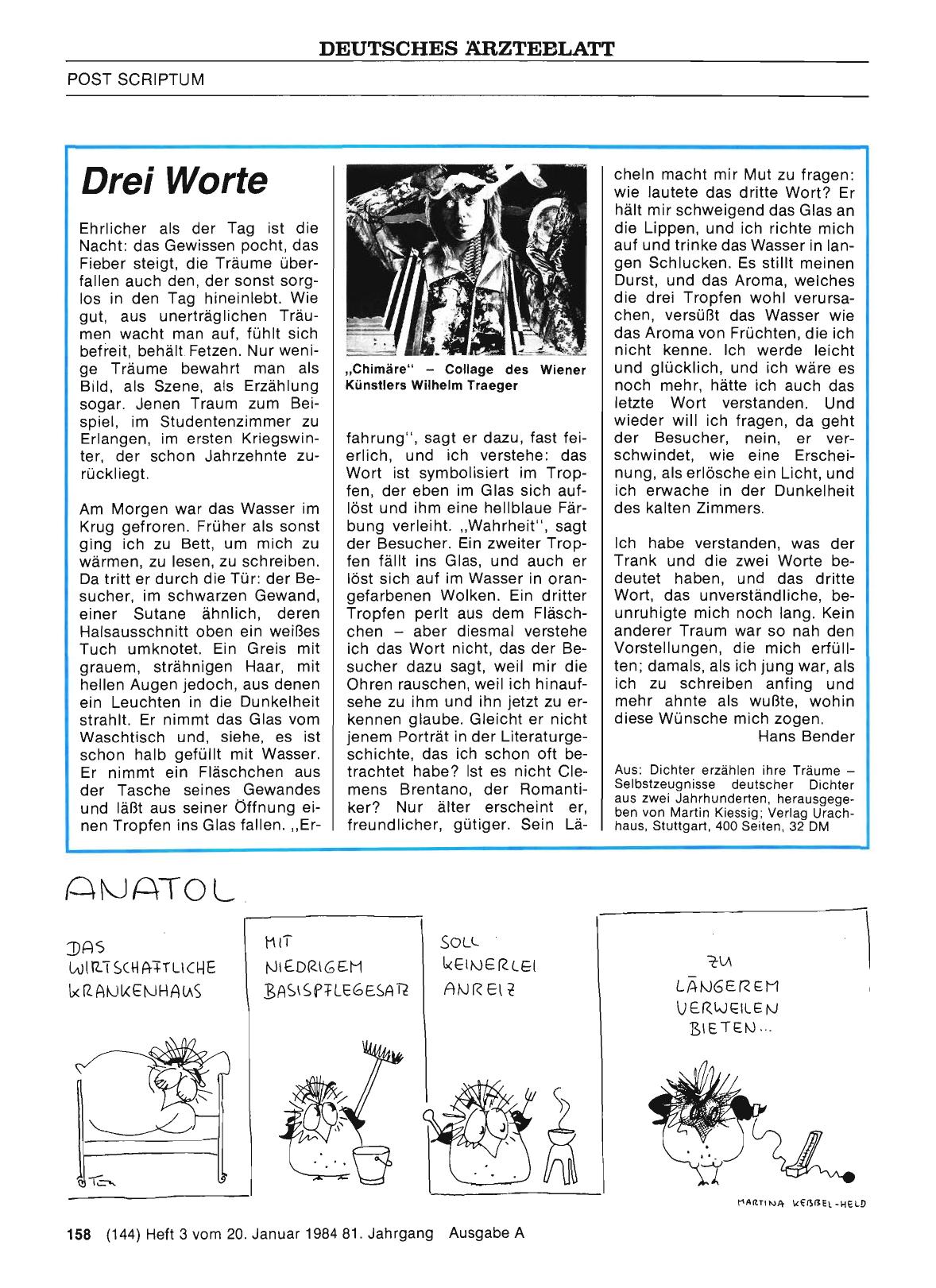Vorschauseite 1: Drei Worte