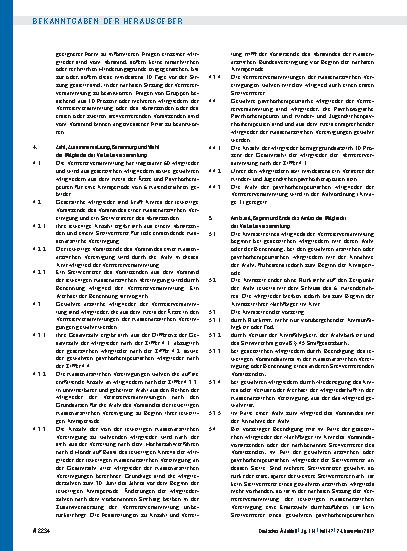 Vorschauseite 2: Änderung der Satzung der KBV