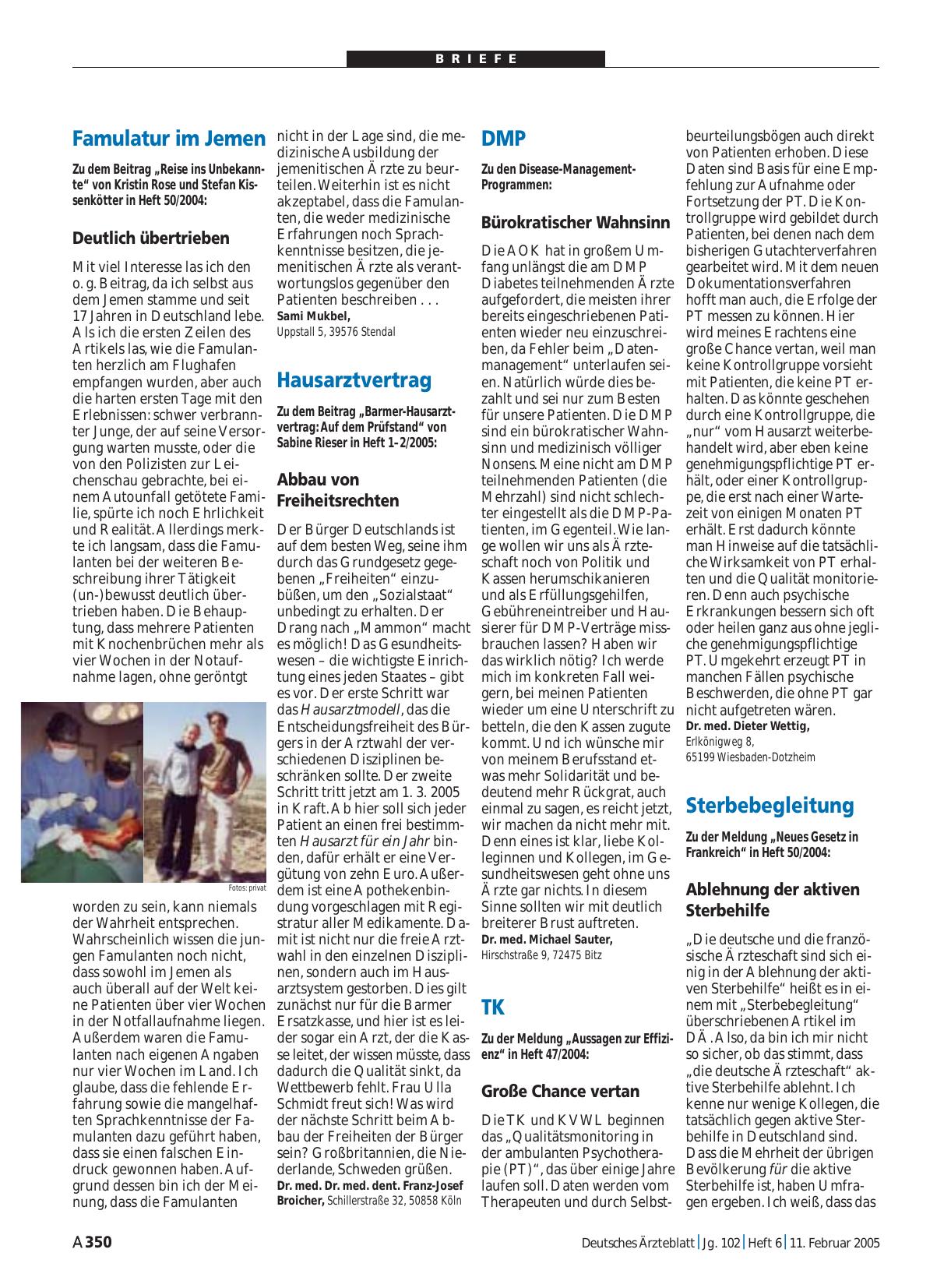 Vorschauseite 1: DMP: Bürokratischer Wahnsinn