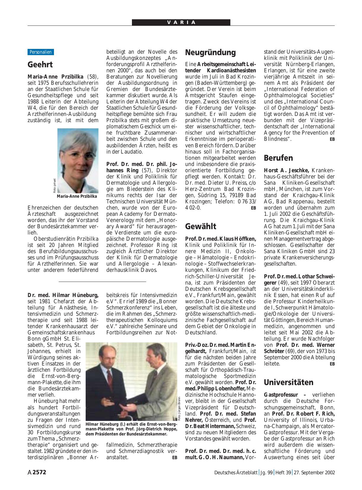 Vorschauseite 1: Universitäten