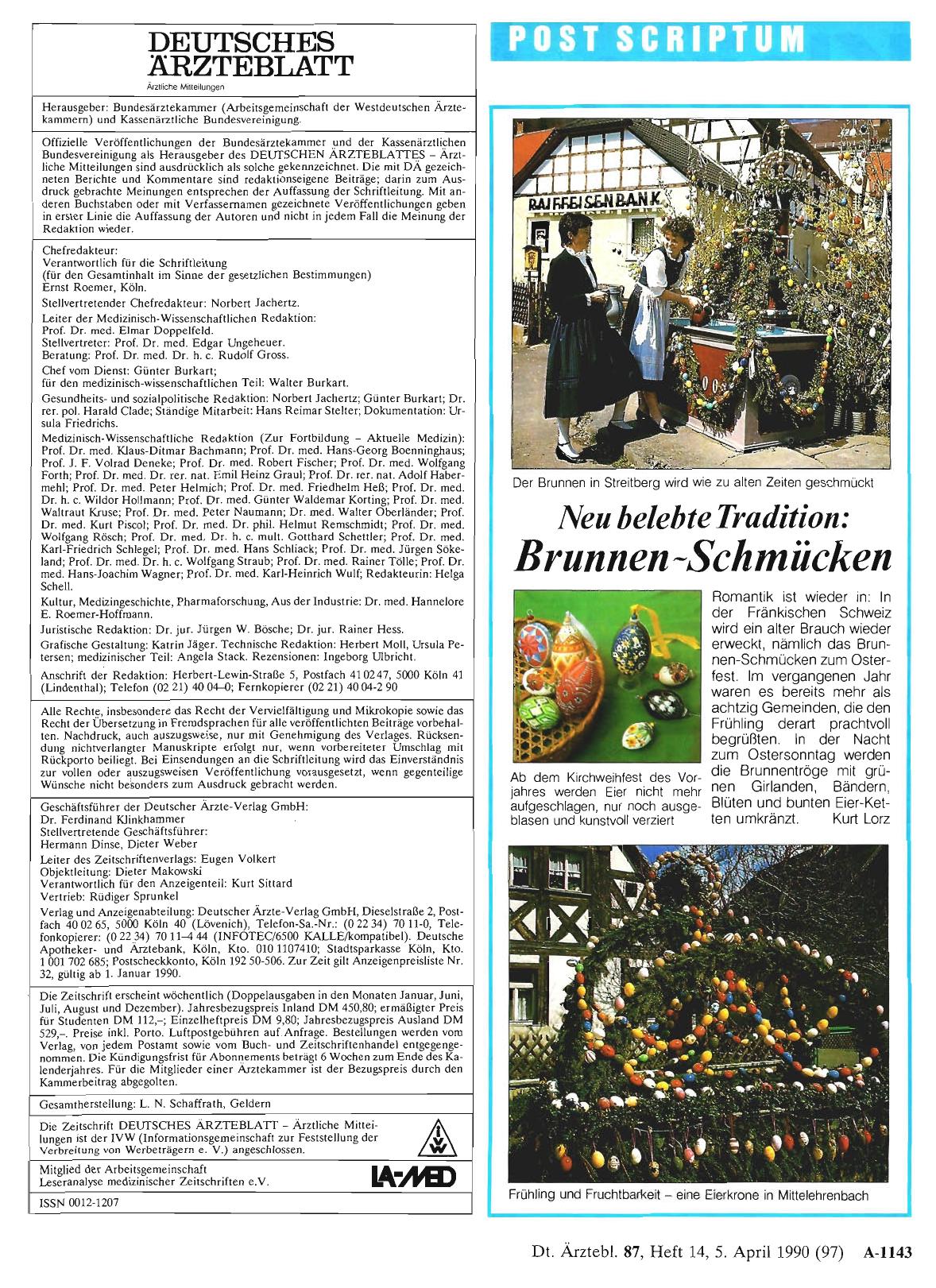 Vorschauseite 1: Neubelebte Tradition: Brunnen-Schmücken