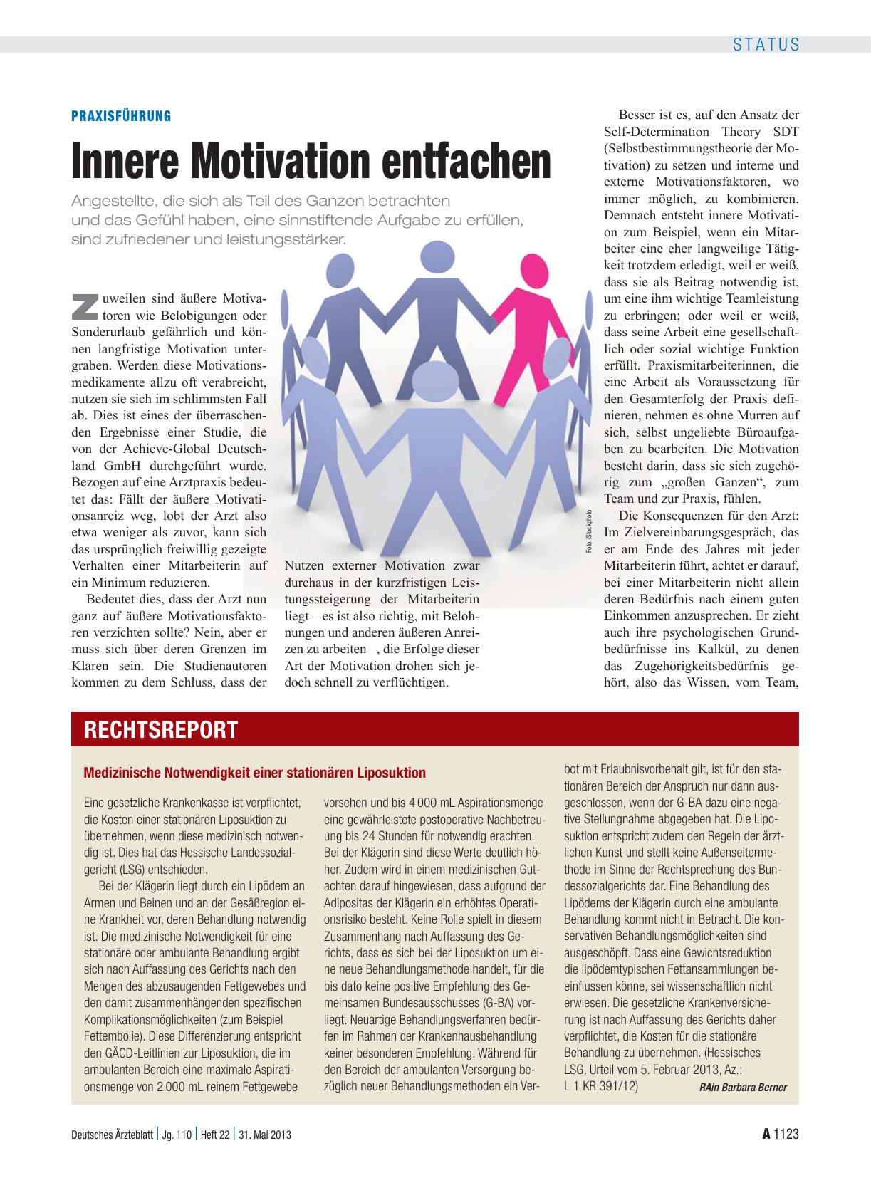 Vorschauseite 1: Praxisführung: Innere Motivation entfachen