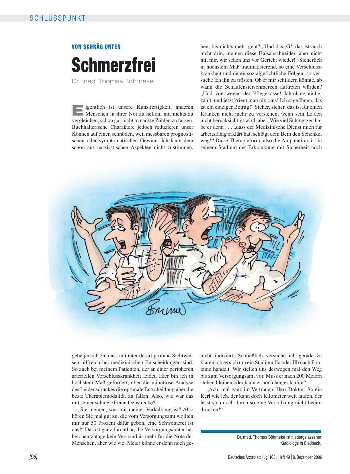 Vorschauseite 1: Von schräg unten: Schmerzfrei