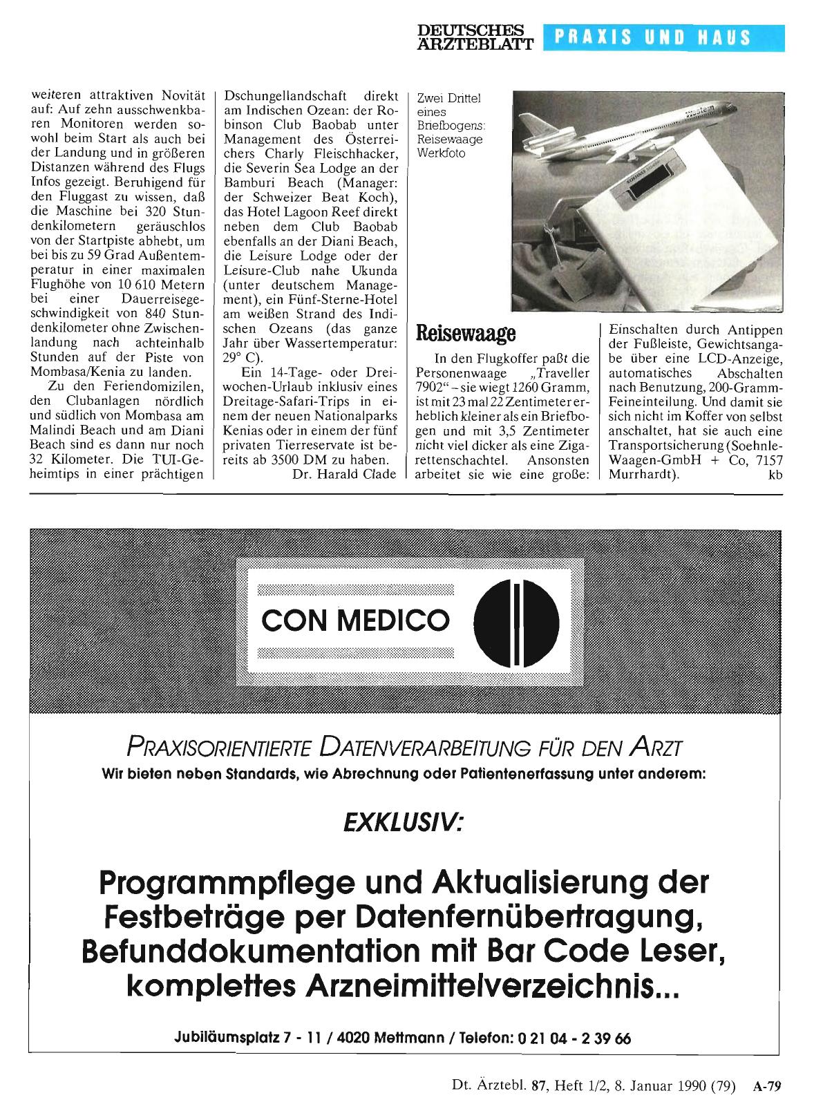 Vorschauseite 1: Reisewaage