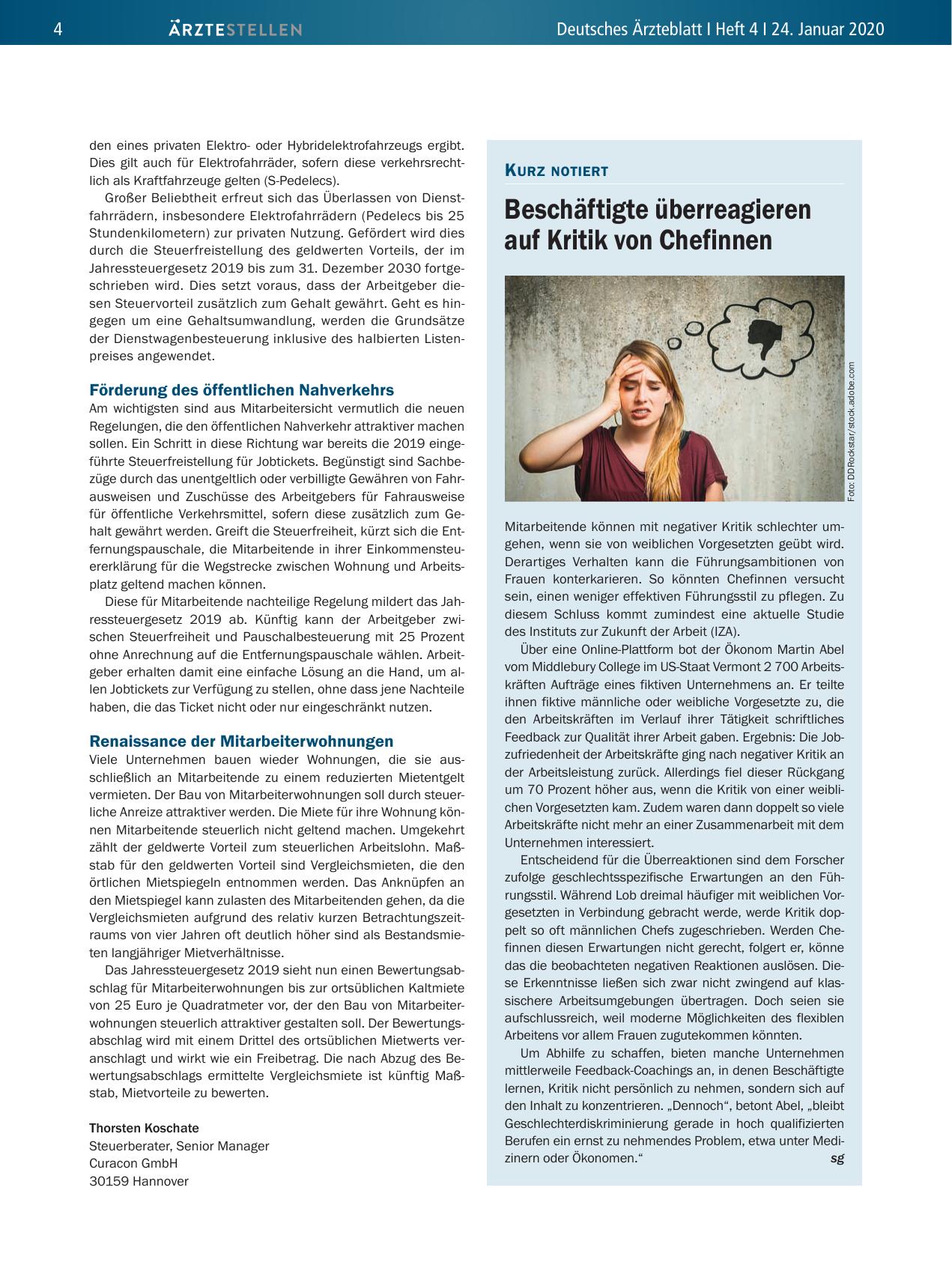 Vorschauseite 1: Beschäftigte überreagieren auf Kritik von Chefinnen