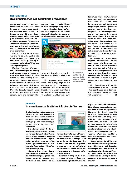 Vorschauseite 1: Mobiler Ratgeber: Gesundheitscoach soll Versicherte unterstützen