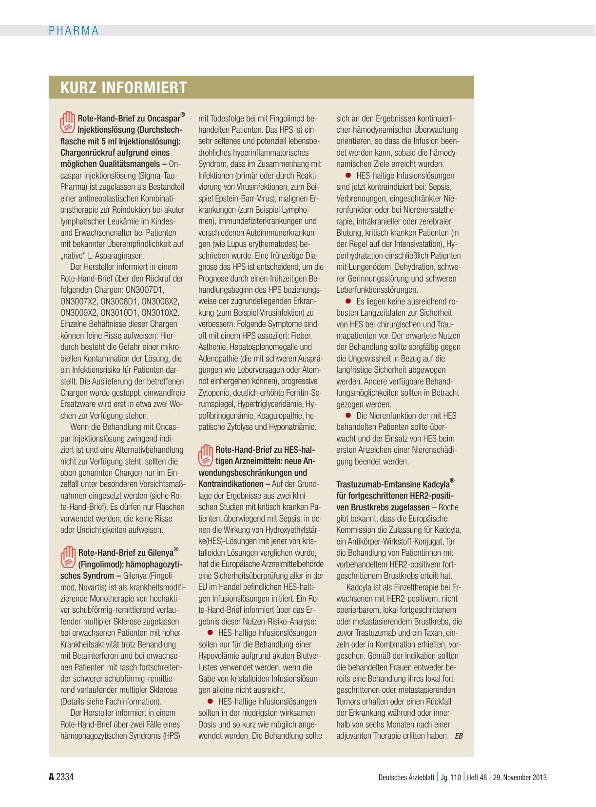 Vorschauseite 1: Kurz informiert