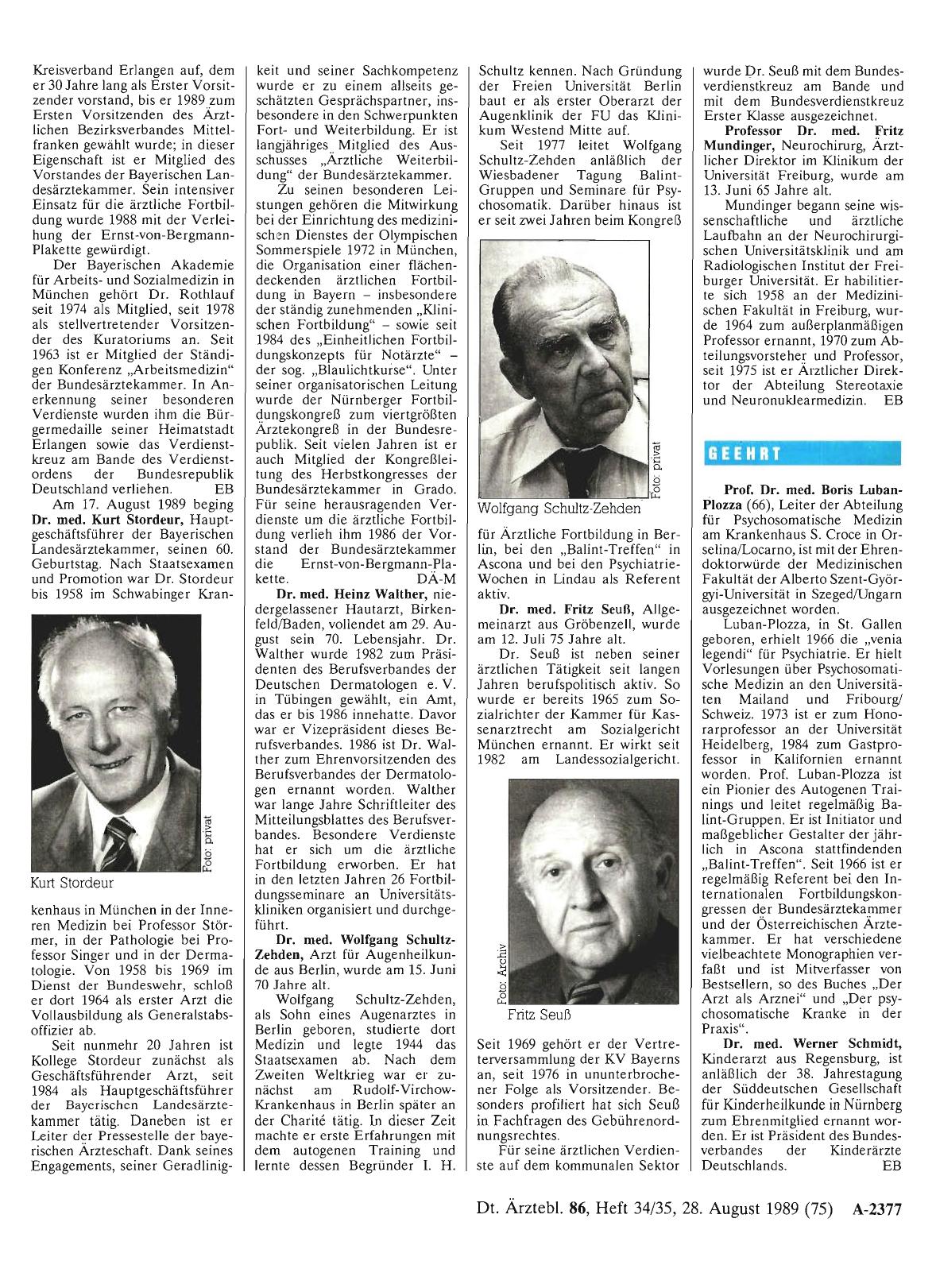 Vorschauseite 1: Geehrt