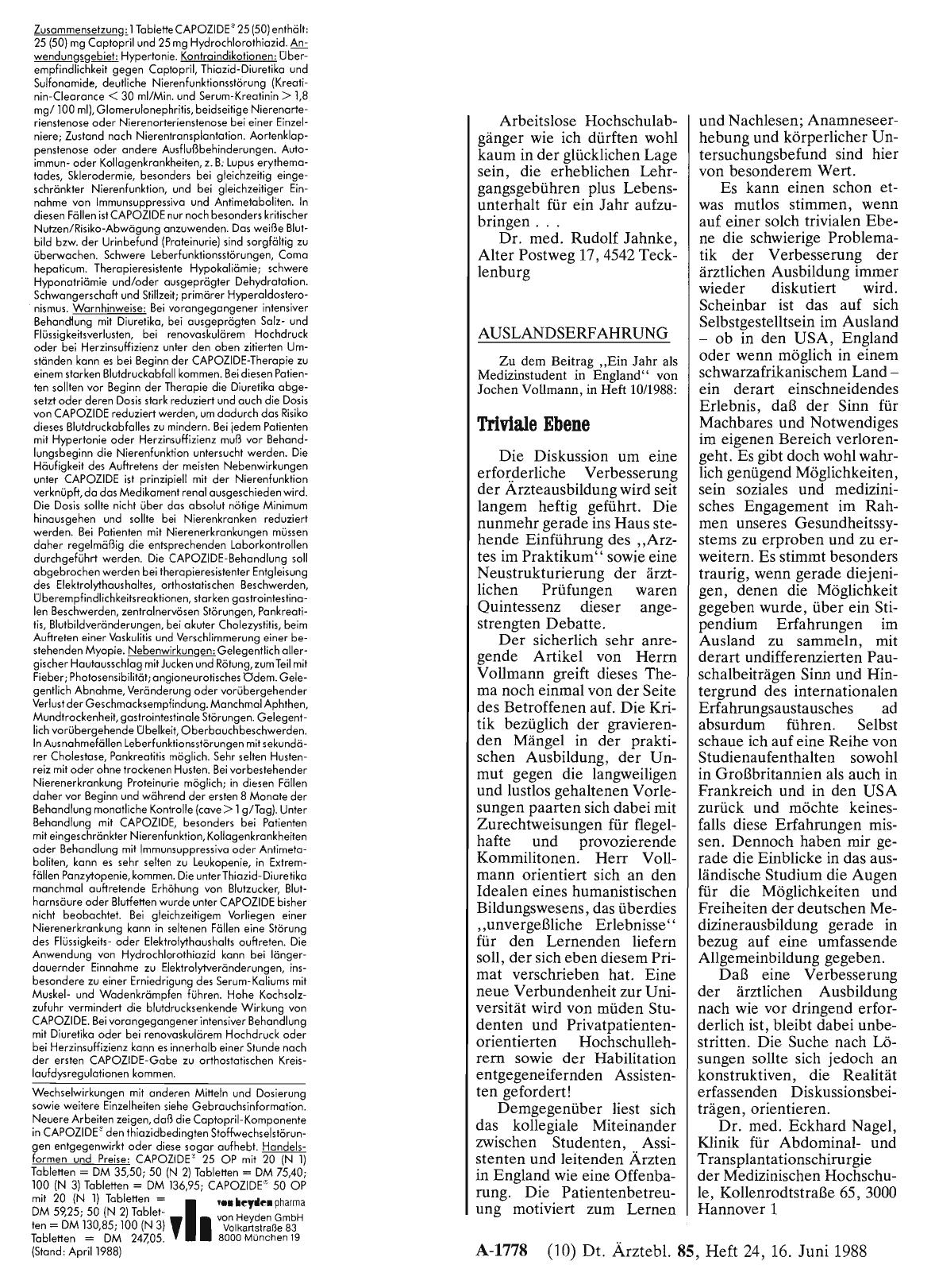 Vorschauseite 1: AUSLANDSERFAHRUNG: Triviale Ebene