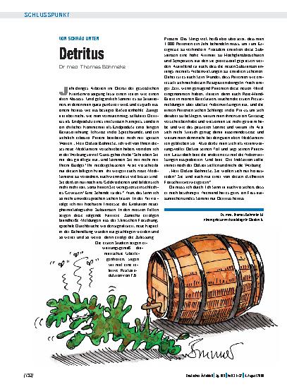 Vorschauseite 1: Von schräg unten: Detritus