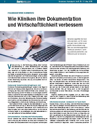 Vorschauseite 1: Fallbegleitende Kodierung: Wie Kliniken ihre Dokumentation und Wirtschaftlichkeit verbessern