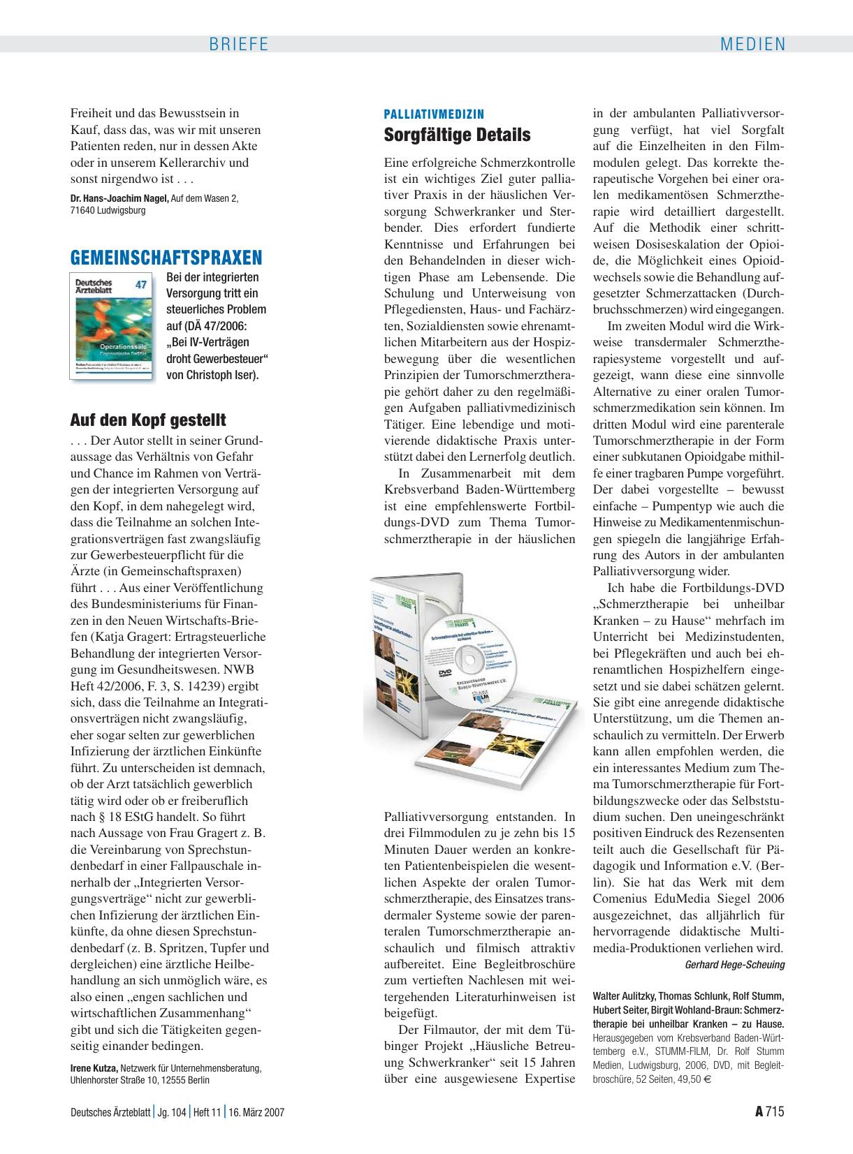 Vorschauseite 1: Gemeinschaftspraxen: Auf den Kopf gestellt